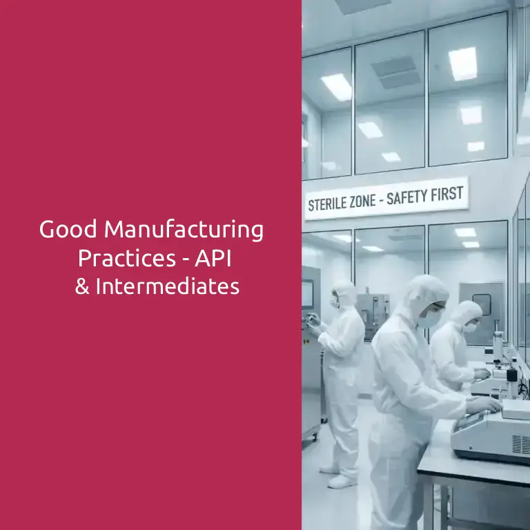Good Manufacturing Practices – API & Intermediates (ICH Focused)
