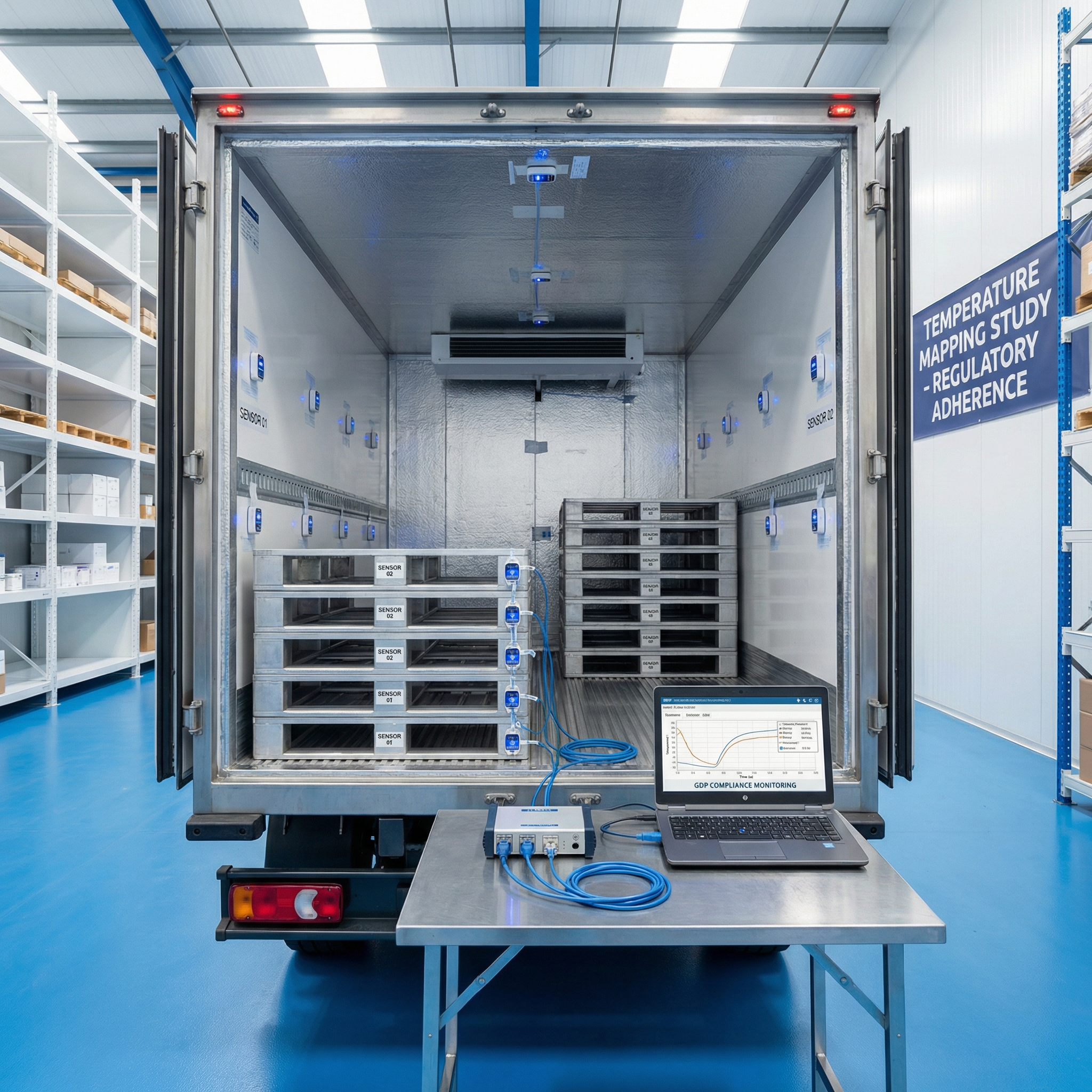 Temperature Mapping Study for Transport Vehicles: GDP Compliance