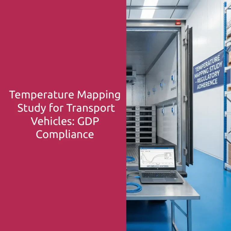 Temperature Mapping Study for Transport Vehicles: GDP Compliance