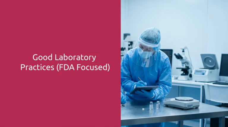 Good Laboratory Practices