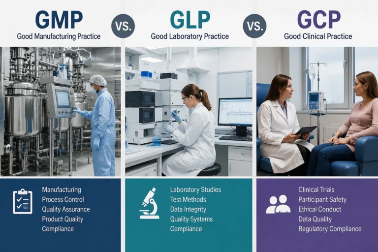 GMP vs GLP vs GCP: What's the Difference?
